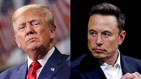 President-elect Donald Trump  (L), Tesla CEO (R)