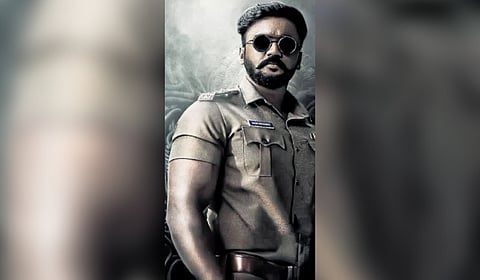 In the newly unveiled poster, Dhanveerrah sports a rugged cop look, complete with a serious expression and authoritative stance.