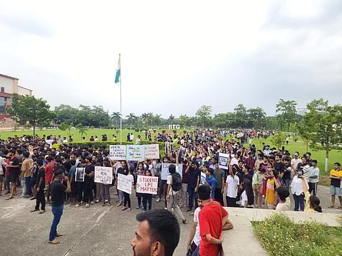 Student protests at IIT-Guwahati