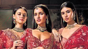 Revel in regal drapes