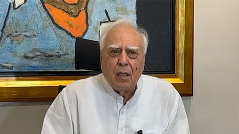 Rajya Sabha MP and SCBA President Kapil Sibal.
