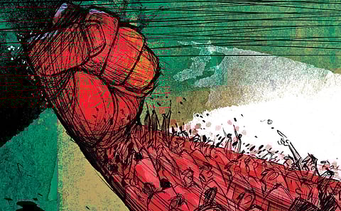 India stands with Bangladeshi people and their right to determine their political destiny.