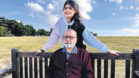 Pankaj Kapur from the sets of Binny And Family.