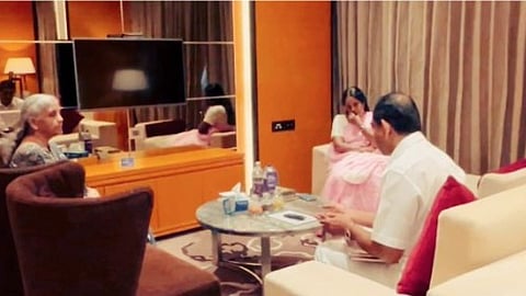 A screengrab from the video posted by TN BJP.