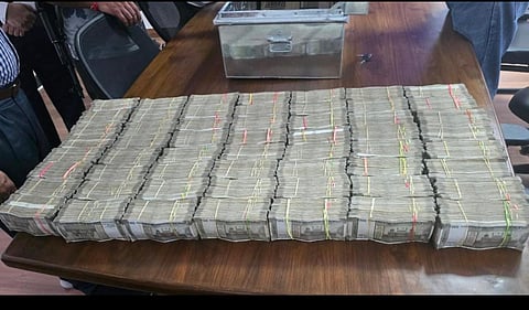 The money seized by Punjab police