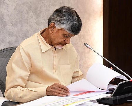 Andhra CM Nara Chandrababu Naidu