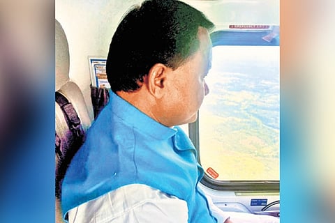 Odisha CM makes aerial survey of flood-affected areas, seeks report in seven days