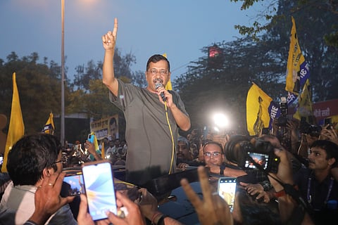 AAP National Convenor Arvind Kejriwal 