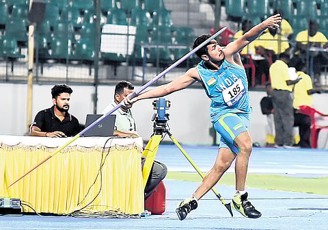 India’s Rohan Yadav (69.22m) won gold in javelin throw on Friday