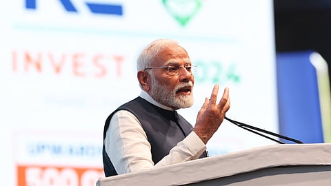 Prime Minister Narendra Modi strongly criticised the opposition.