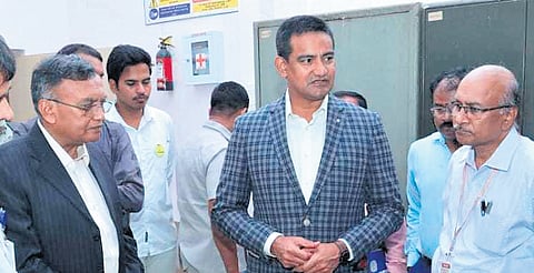 Minister Kondapalli Srinivas 