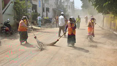 Image of sanitation workers used for representational purposes only. 