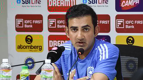 India's head coach Gautam Gambhir