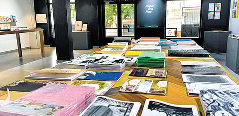 Provocative books sent by art book creators from all over India.