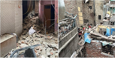 The rescue agencies which include teams of Delhi Police, Delhi Fire Service (DFS), and National Disaster Response Force (NDRF) cleared the debris manually to find people who were trapped under the rubble.