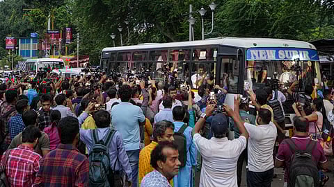 The West Bengal government on Wednesday invited the junior doctors agitating over the RG Kar rape-murder incident for a meeting at the state secretariat at 6. 30 pm.