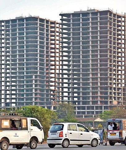 The agency hired by HYDRAA has been demolishing under-construction multistoried apartments, large buildings etc built within water bodies in Hyderabad