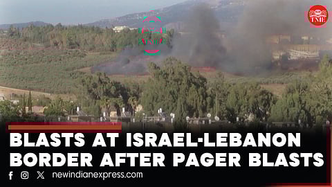 Blasts at Israel-Lebanon border as Hezbollah vows to retaliate after explosions of hand-held devices