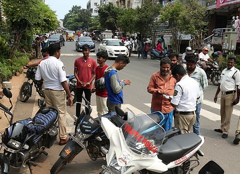 Helmet sales spike after Vellore traffic police begin strict enforcement of rules