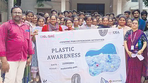 KLU organises awareness program on plastic pollution in Vijayawada 