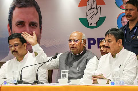 Congress chief Mallikarjun Kharge