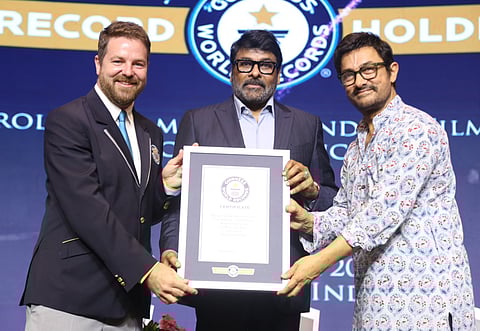 The Guinness World Records wards Megastar Chiranjeevi as the most prolific star in the Indian film industry in the actor/dancer category.