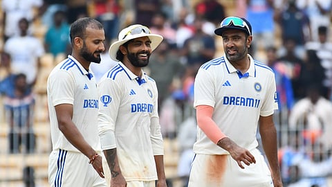 IN PICS | Ashwin claims 6 wickets in India’s 280-run victory over Bangladesh