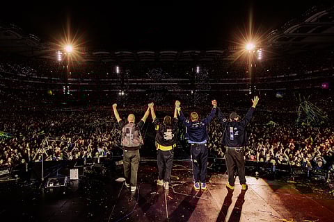 From a Coldplay show in Dublin. 