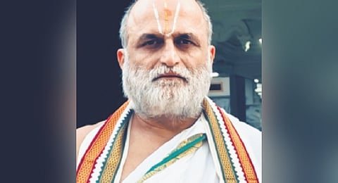Chief Priest of Hyderabad-based Chilkur Balaji temple, CS Ranga Rajan 