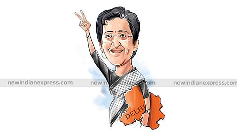 AAP leader and new Delhi Chief Chief Minister Atishi.