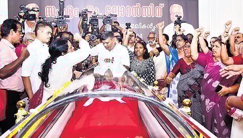 CPM leader M M Lawrence 