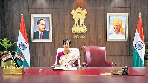 Atishi takes charge of the Chief Minister’s office on Monday  