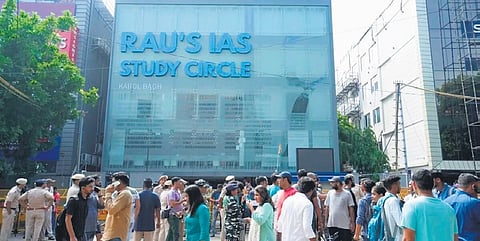 RAU’s IAS Study Circle in Old Rajinder Nagar.                                                 