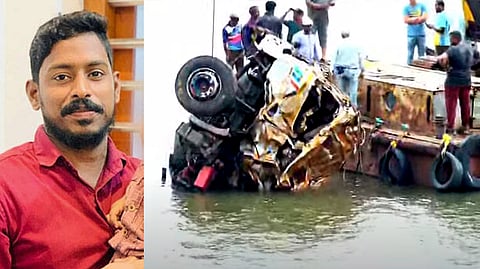  Arjun's body was recovered along with his lorry from Gangawali river. 