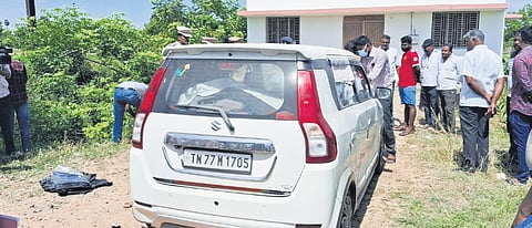 The car in which the bodies were found