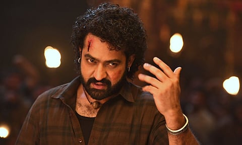 A still from 'Devara: Part 1' featuring Jr NTR
