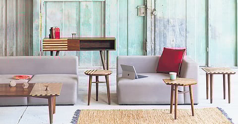 The salt and pepper furniture collection from Knock on Wood