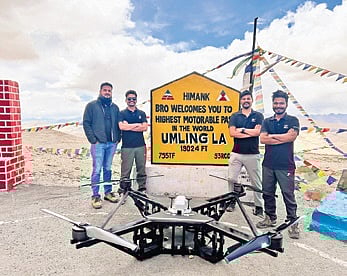 BonV Aero UAV at Umling La Pass, Ladakh