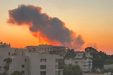 Israel says strikes targeted Hezbollah HQ, source close to group says leader 'fine'