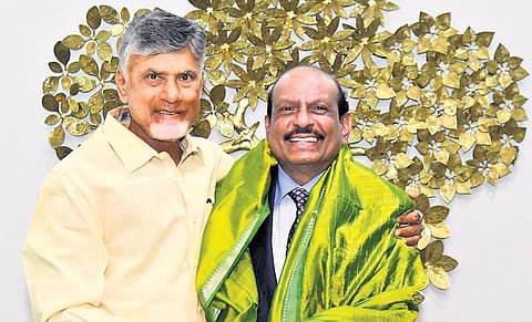 Lulu Group chief discusses business plans with CM Chandrababu Naidu
