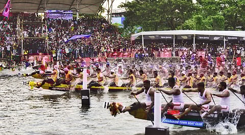 Karichal Chundan rowed by Pallathuruthy Boat Club (PCB) became the winner by finishing  the 1,200 m long track in 4.29.785 minutes