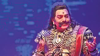 Ravana, played by Ashutosh Rana