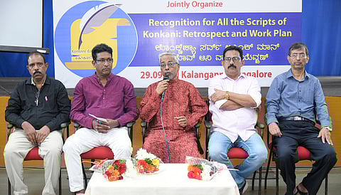 Activist Eric Ozario speaking at the meeting (Photo | Express)