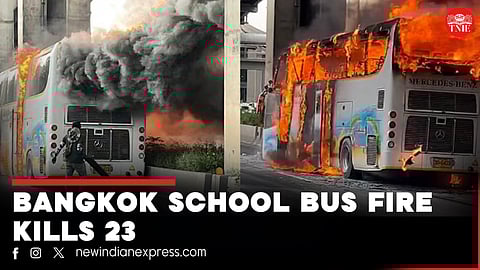 20 children, three teachers dead in Bangkok school bus fire