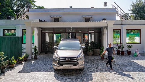 A view of the official residence of Punjab Rajya Sabha MP Ashok Mittal at Ferozeshah Road, where Arvind Kejriwal will shift to.