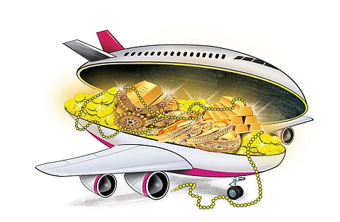 Chennai customs seizes 6 kg of gold worth Rs 4 crore; four nabbed