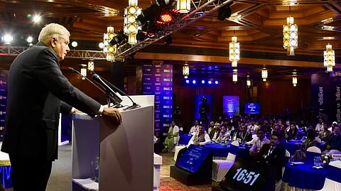 Vice-President Jagdeep Dhankhar on Saturday at “The Conclave 2024”