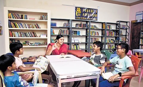 The library became a hub for educational activities, serving as a platform for children to explore literature, art and STEM subjects