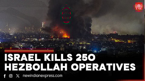 Israel-Lebanon conflict | Israel bombs Beirut, hits 2000 targets and kills 250 Hezbollah operatives