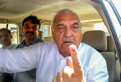 Former Harayana chief minister Bhupinder Singh Hooda 